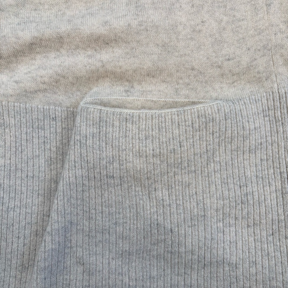 VINCE 100% Cashmere Open Front Cardigan Sweater Cream Neutral Large - Picture 7 of 10